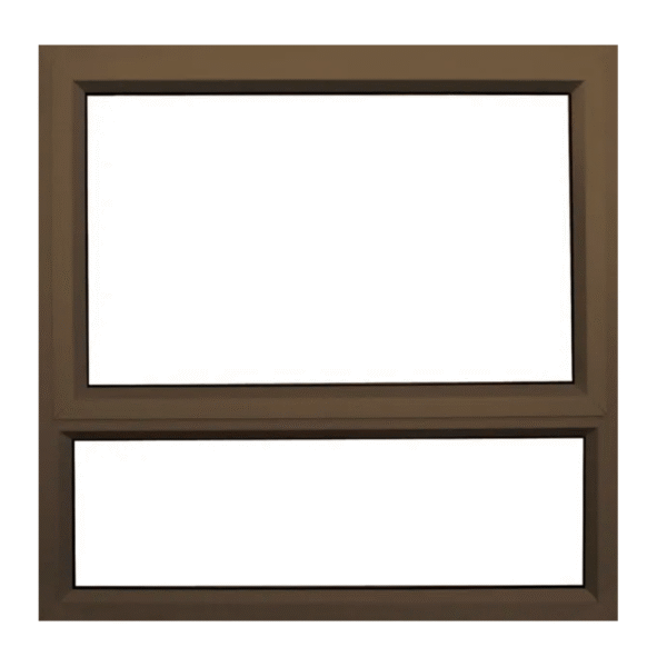 Aluminium Window 900 x 900 Obscured Bronze 1 Vent