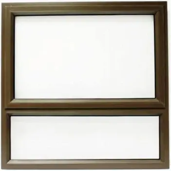 Aluminium Window 900L x 900h Bronze Clear