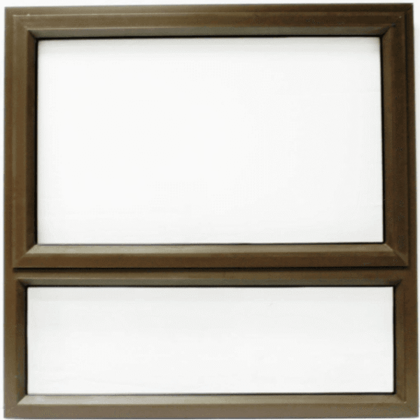 Aluminium Window 900L x 900h Bronze Obs