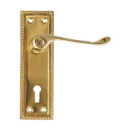 Brass Plated Mortise Handle – Blister