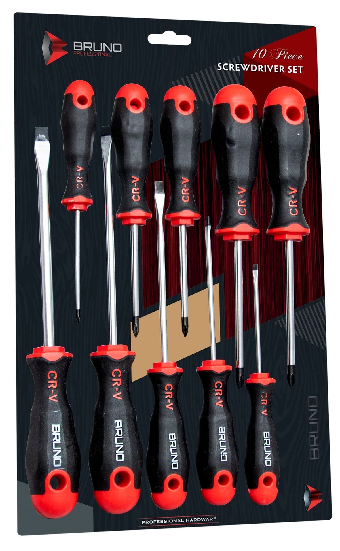 Bruno 10 PCS Screwdriver Set – Premium