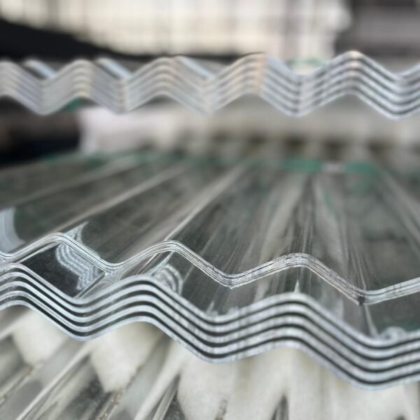 Corrugated roofing sheet, 4.2 m long, 0.30 mm thick, economy grade