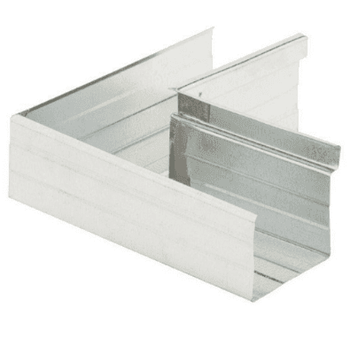 Gutter Corner Angle Sq Int 0.4 x 100 x 75