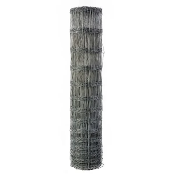 Heavy-duty field fence, 1.88 m high, 13 horizontal lines, 30 cm spacing, Standard galvanized (Class C), 100 m roll