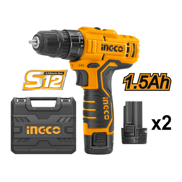 Ingco drill kit 20nm 12V PS