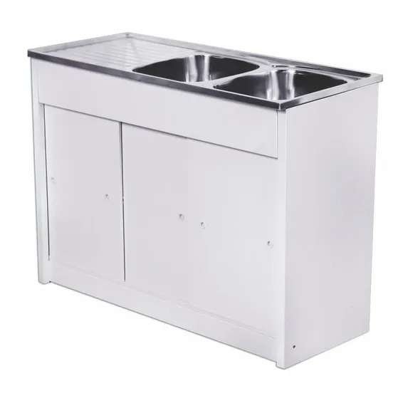 Kitchen Sink Cabinet Double Bowl