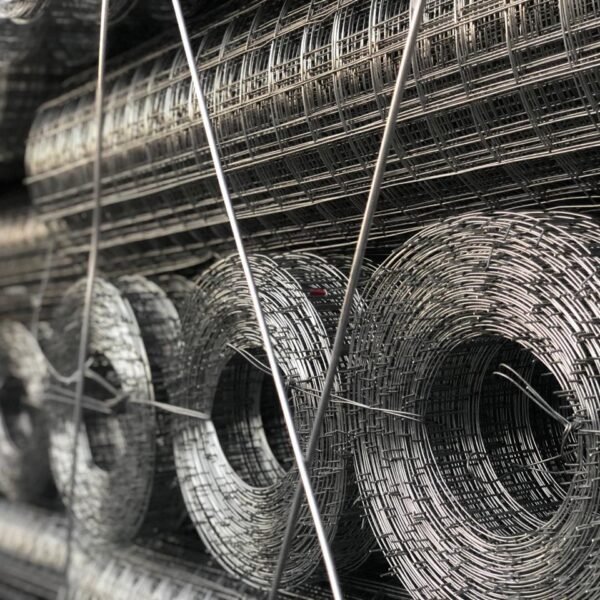 Mzansi galvanized welded mesh, 1.2 m high, 50 × 50 mm block size, 30 m roll