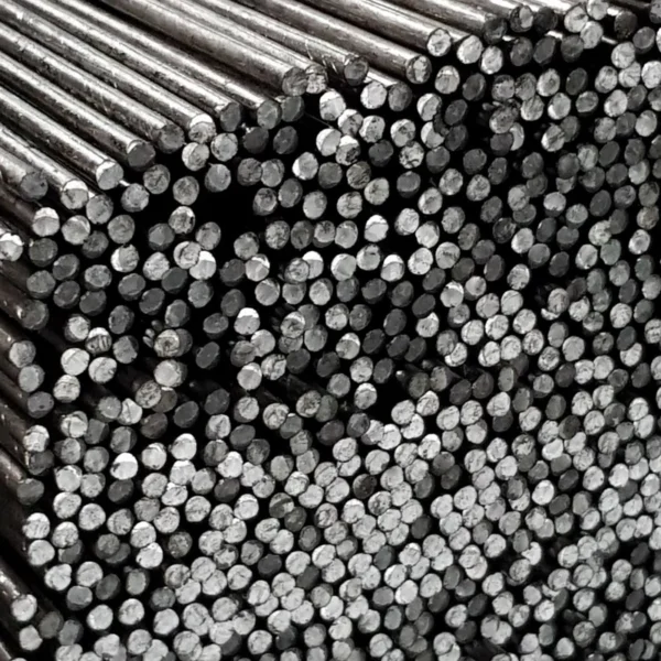 Round steel bar, 8 mm diameter, 6 m long, commercial quality