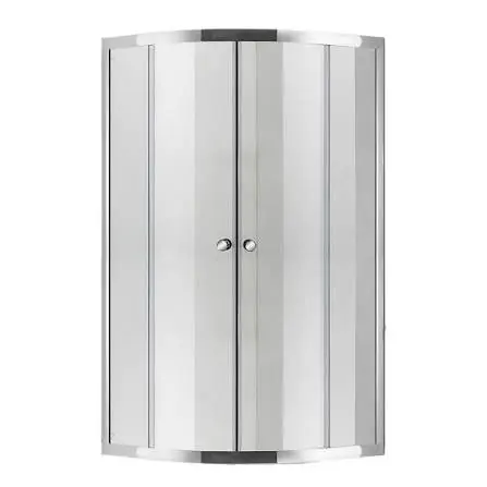 Shower Door Round 90 x 90 x 180cm-5mm Clear W/otray
