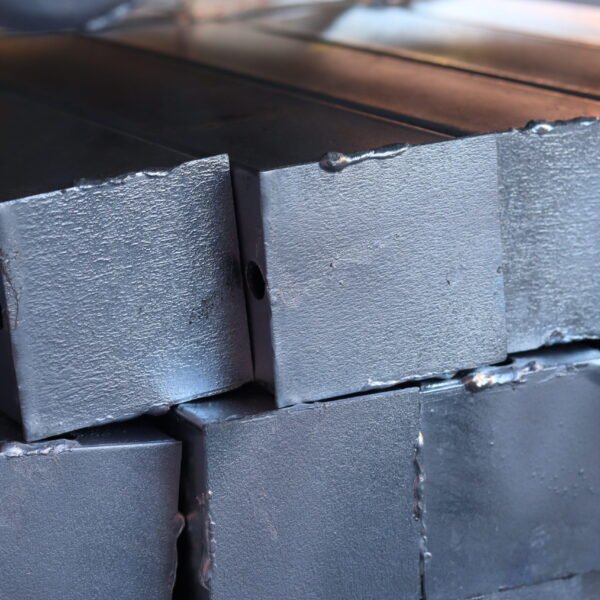 Square post 3.0 m, 76 mm, pre-galvanized